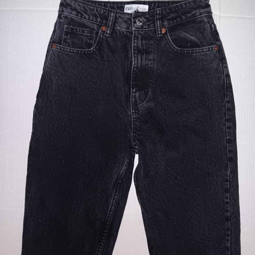ZARA BLACK WASH WOMEN'S DENIM JEANS